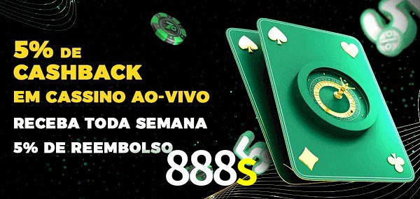 Promoções do cassino ao Vivo 888s